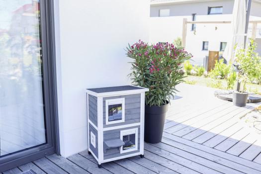 Katzenhaus 2-stöckig